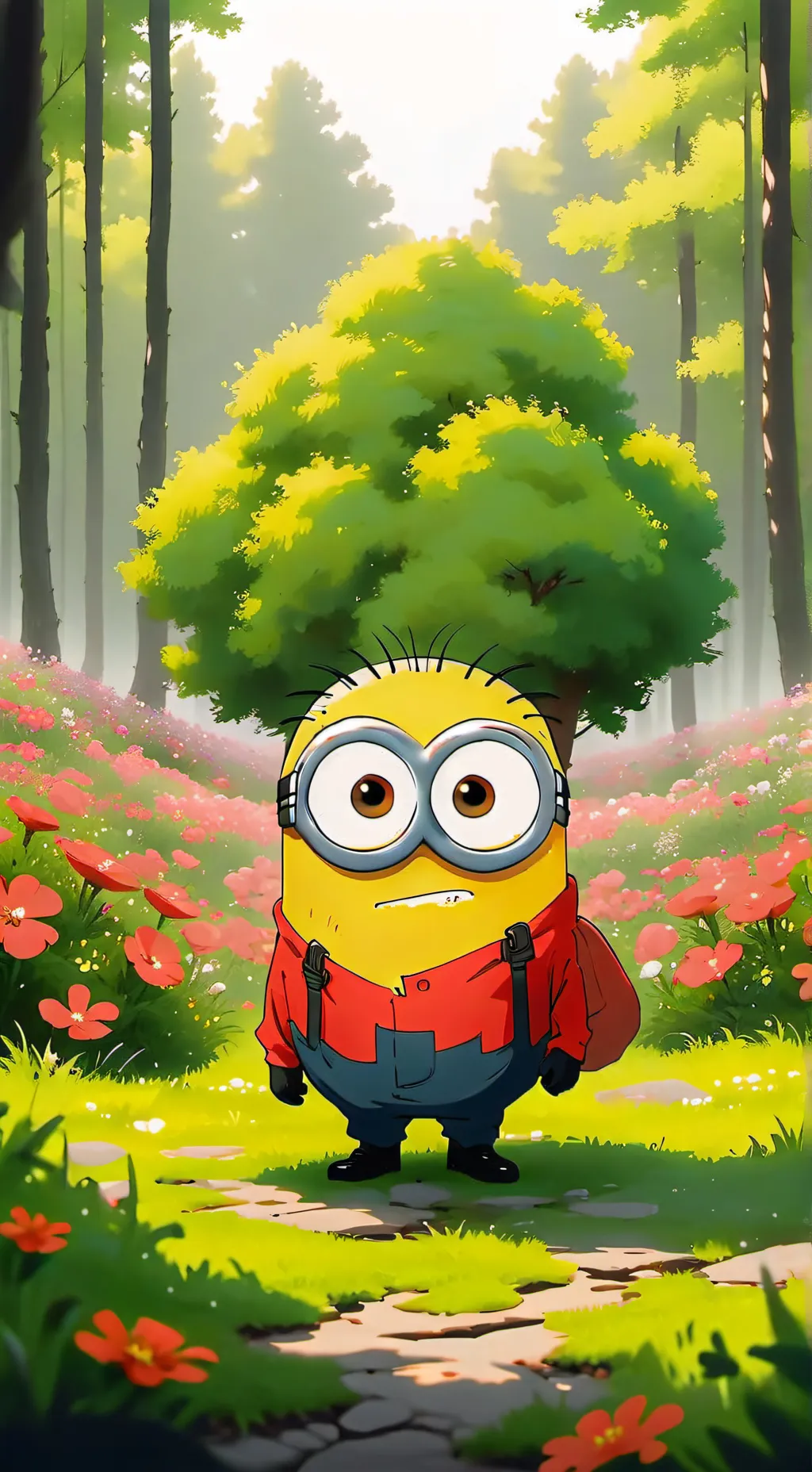 ai character: team YouTuber☝️ background