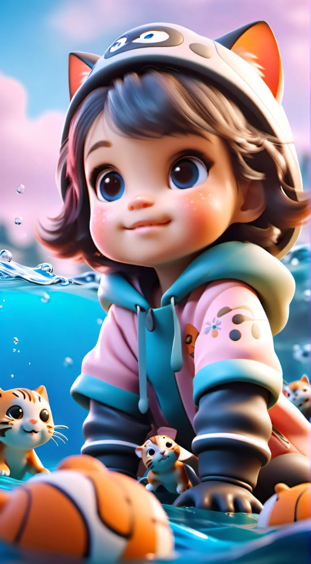 ai character: cats need help background