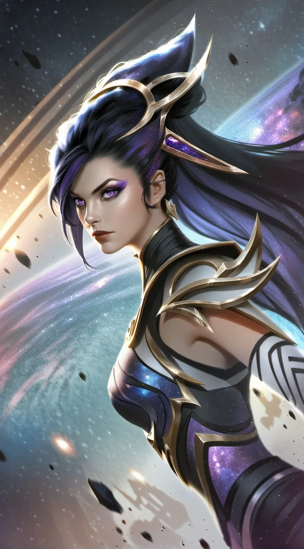 ai character: Kny new hashira  background