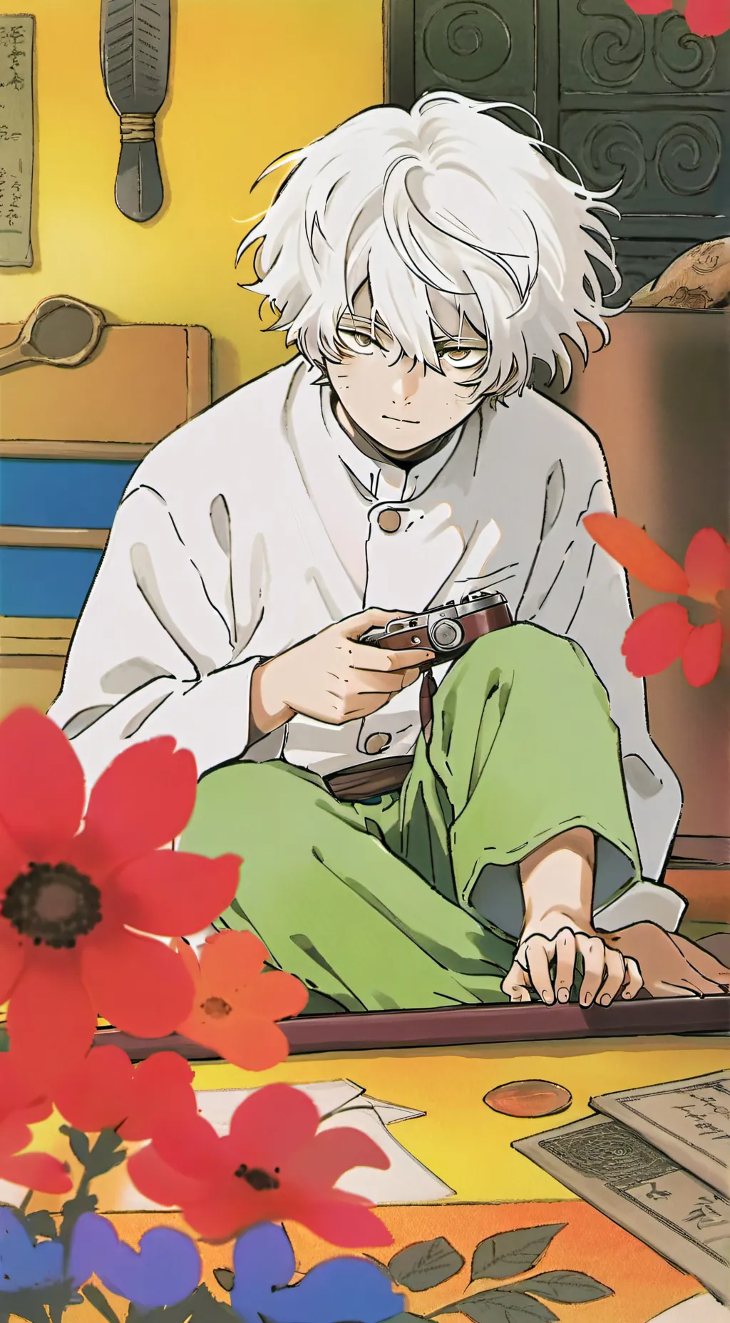 ai character: Gabimaru background