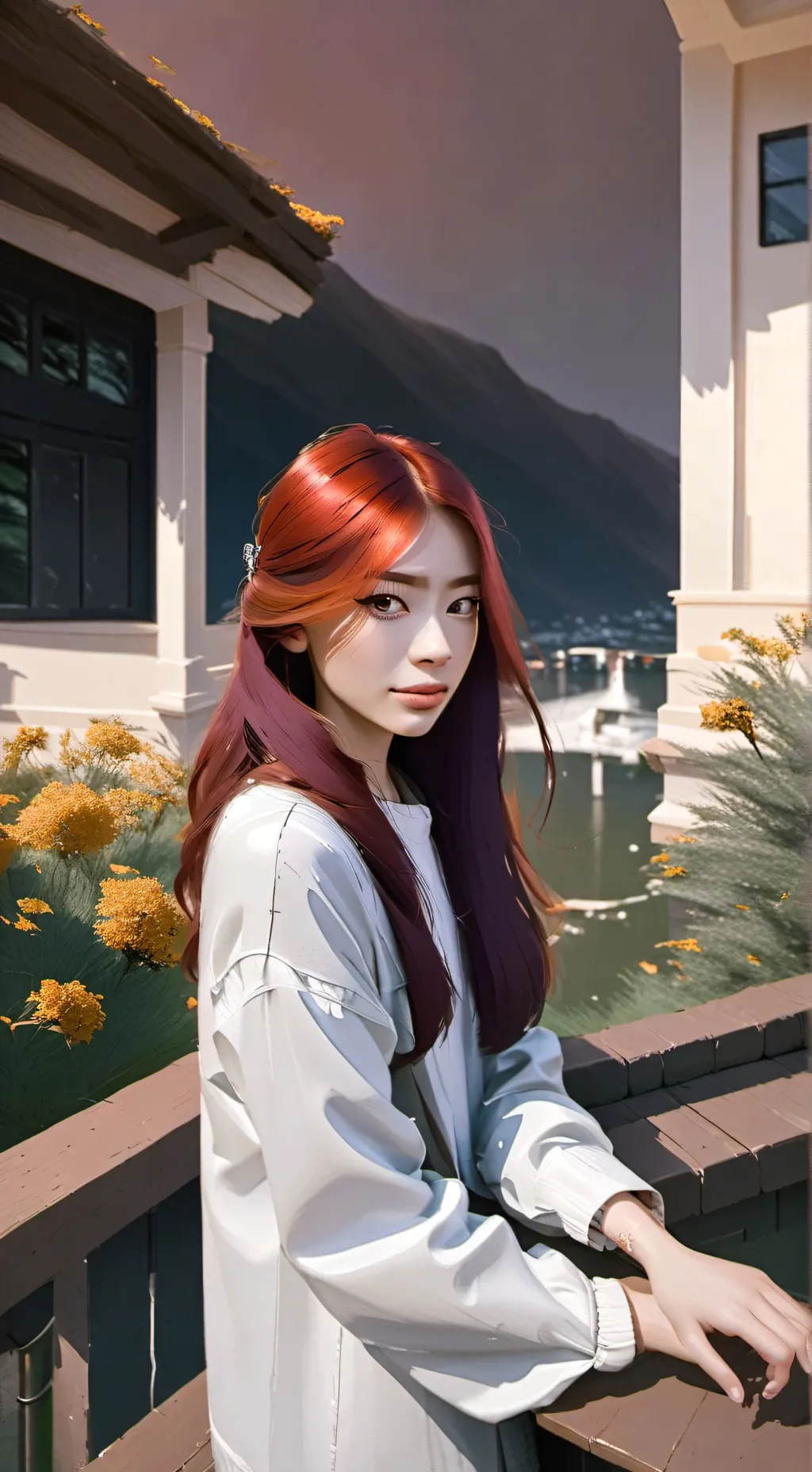 ai character: Jchelle Dela Cruz  background