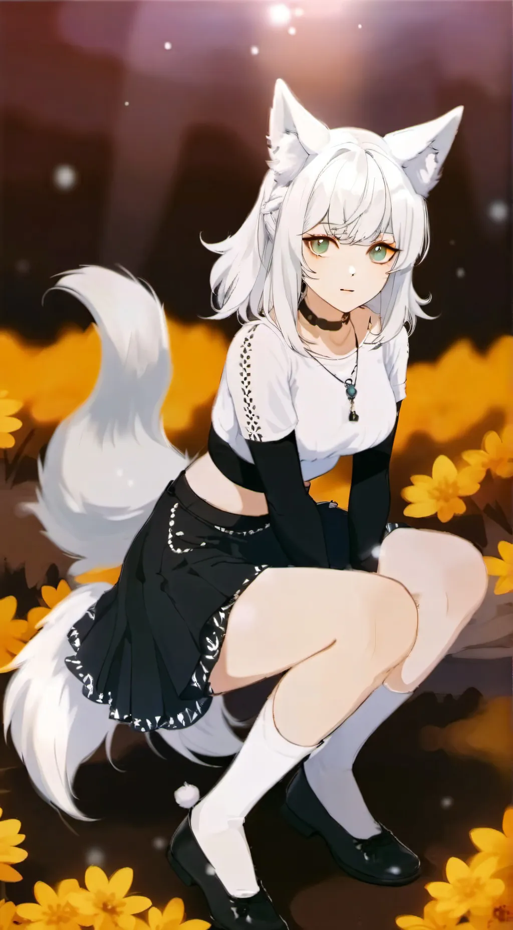 ai character: sunny background