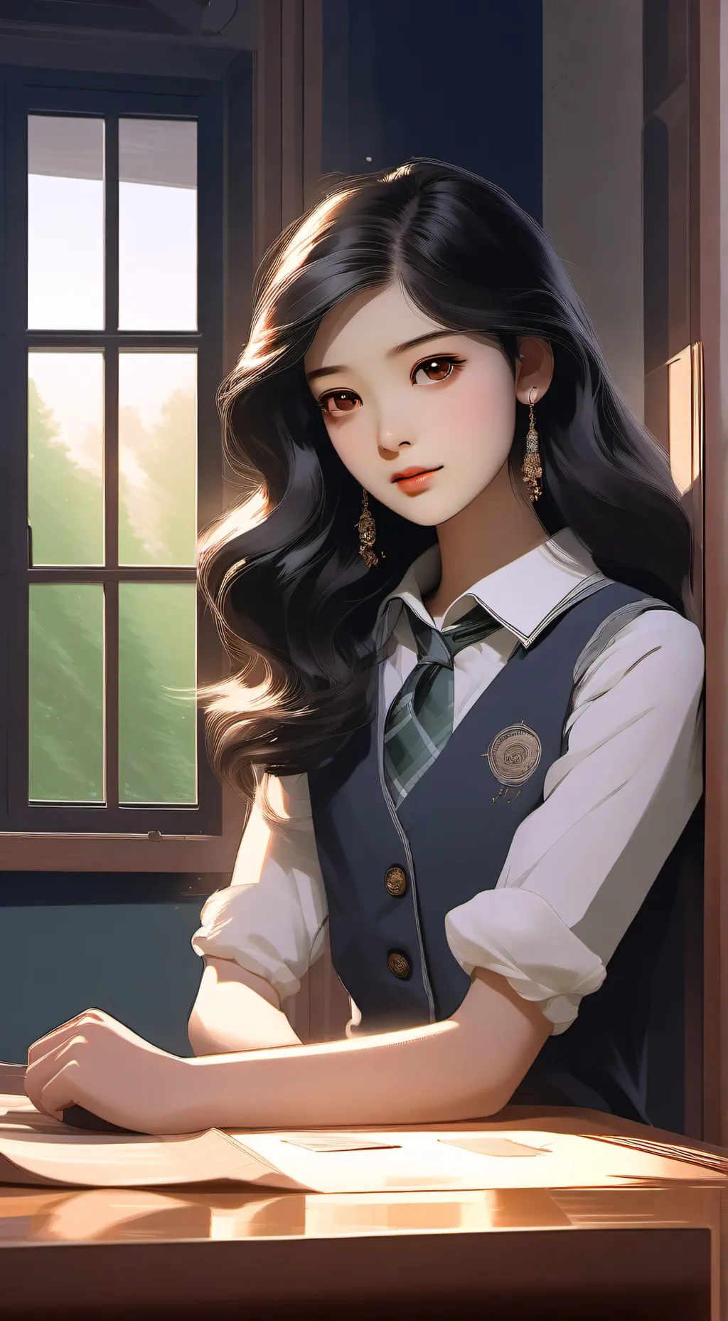 ai character: Big sister background