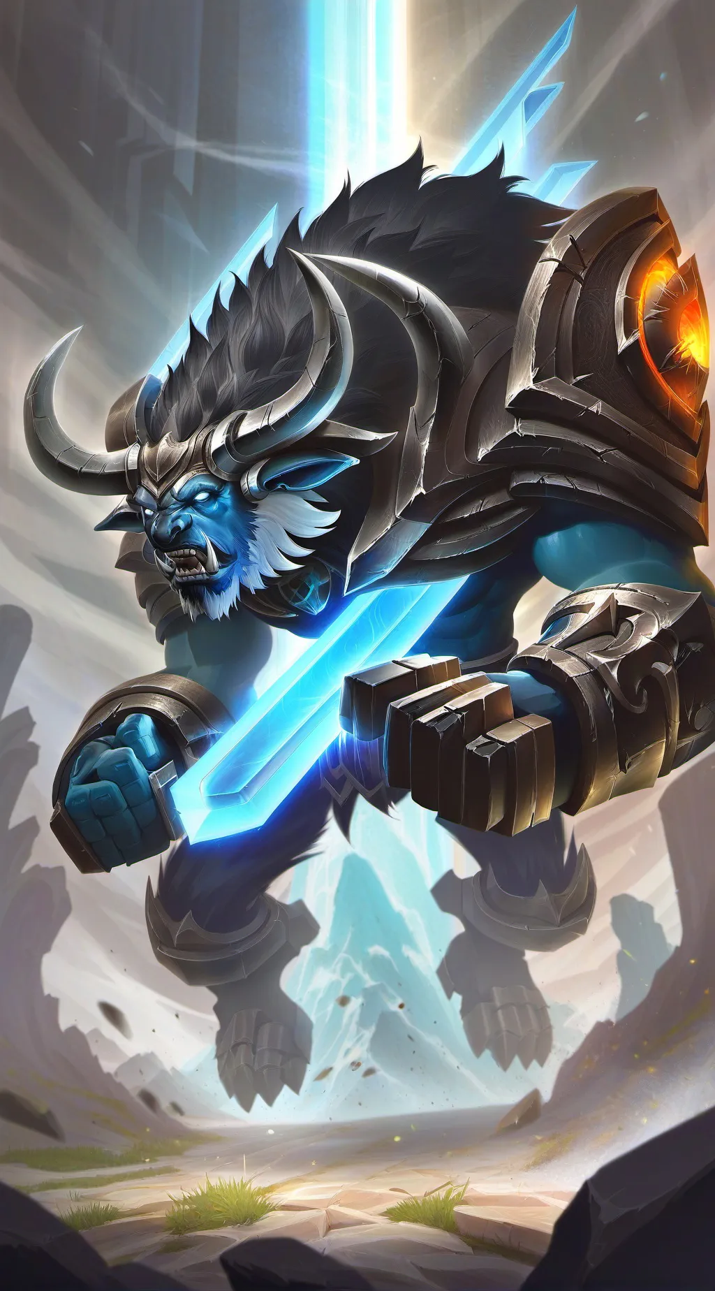 ai character: монстр background