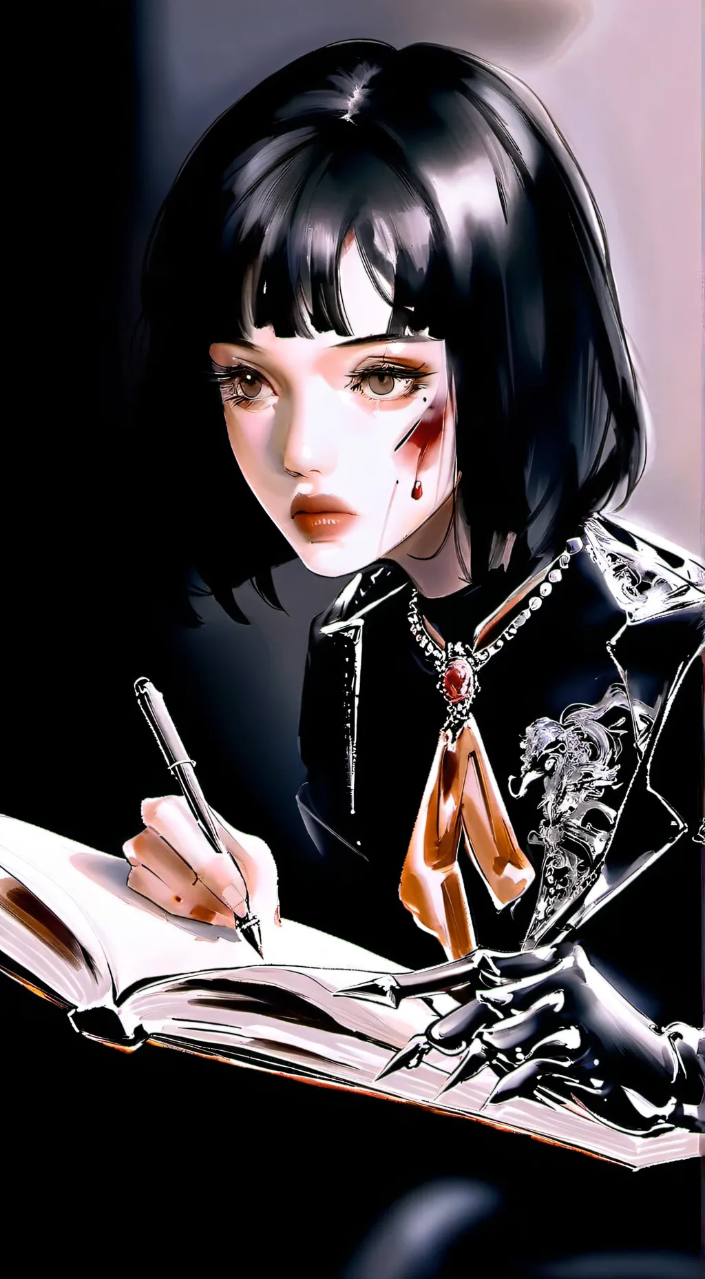 ai character: Carrie Lynn (HP) background