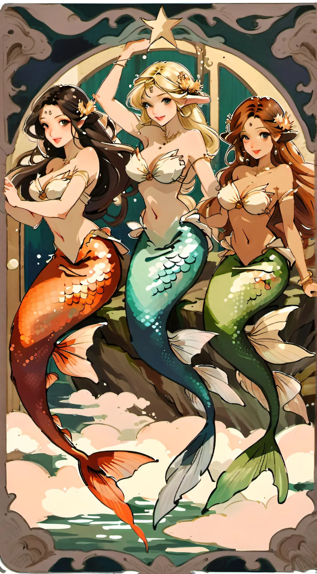 ai character: h20 just add water background