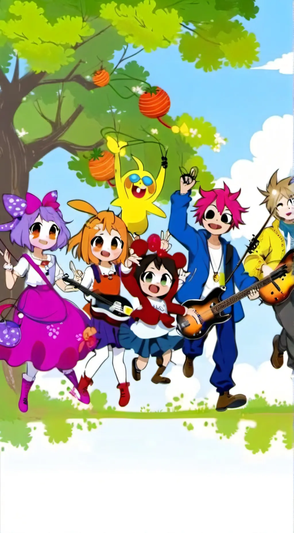 ai character: sprunki sus background