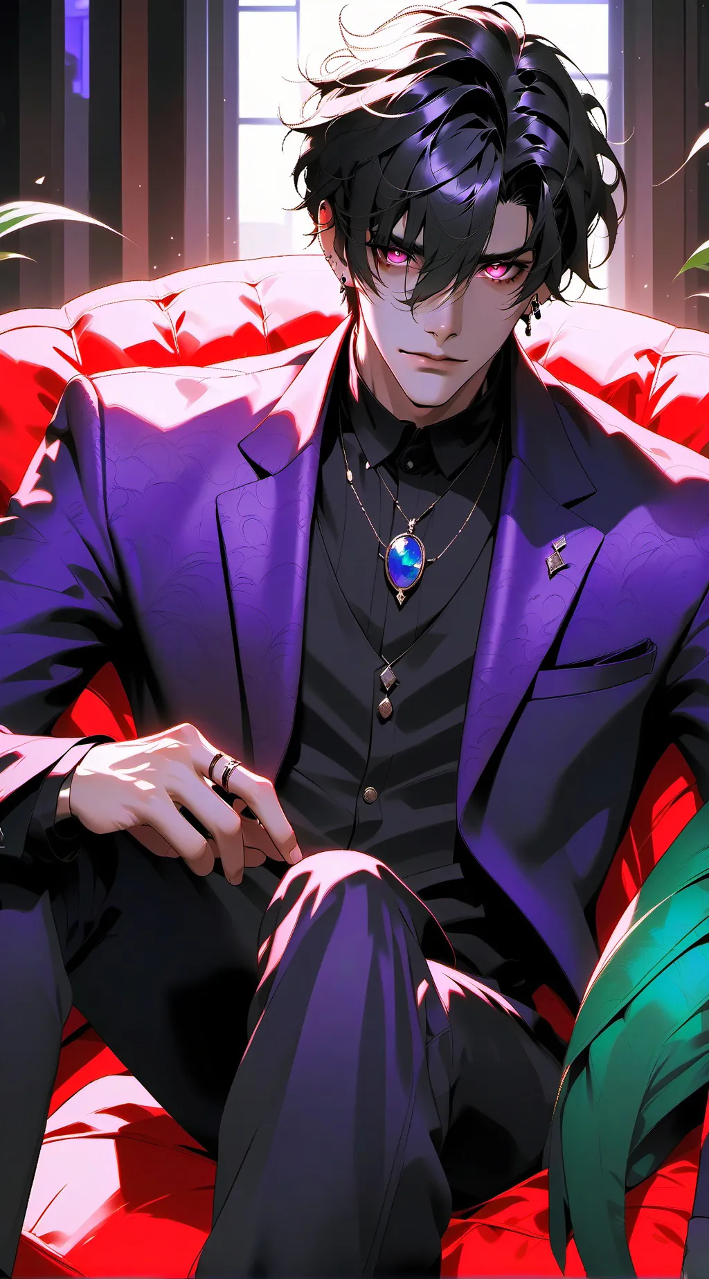 ai character: Макс background