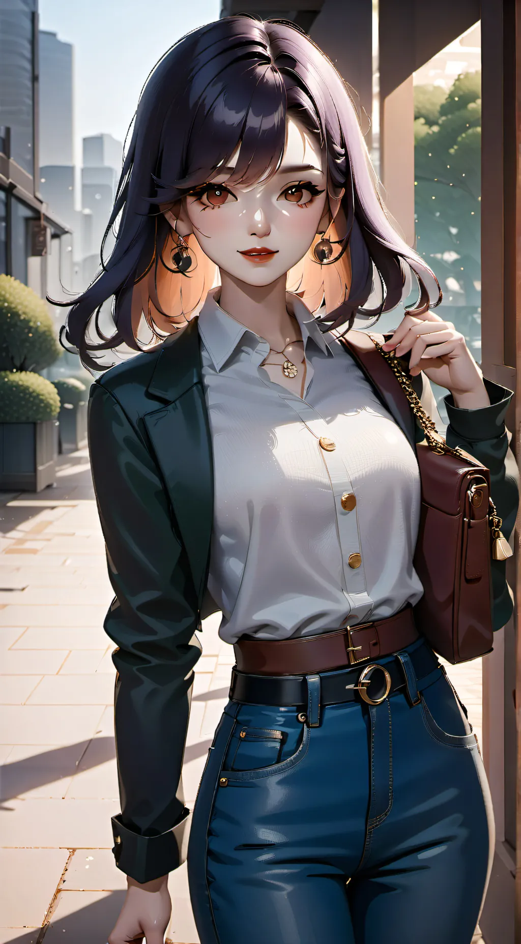 ai character: Jessica NightJay background