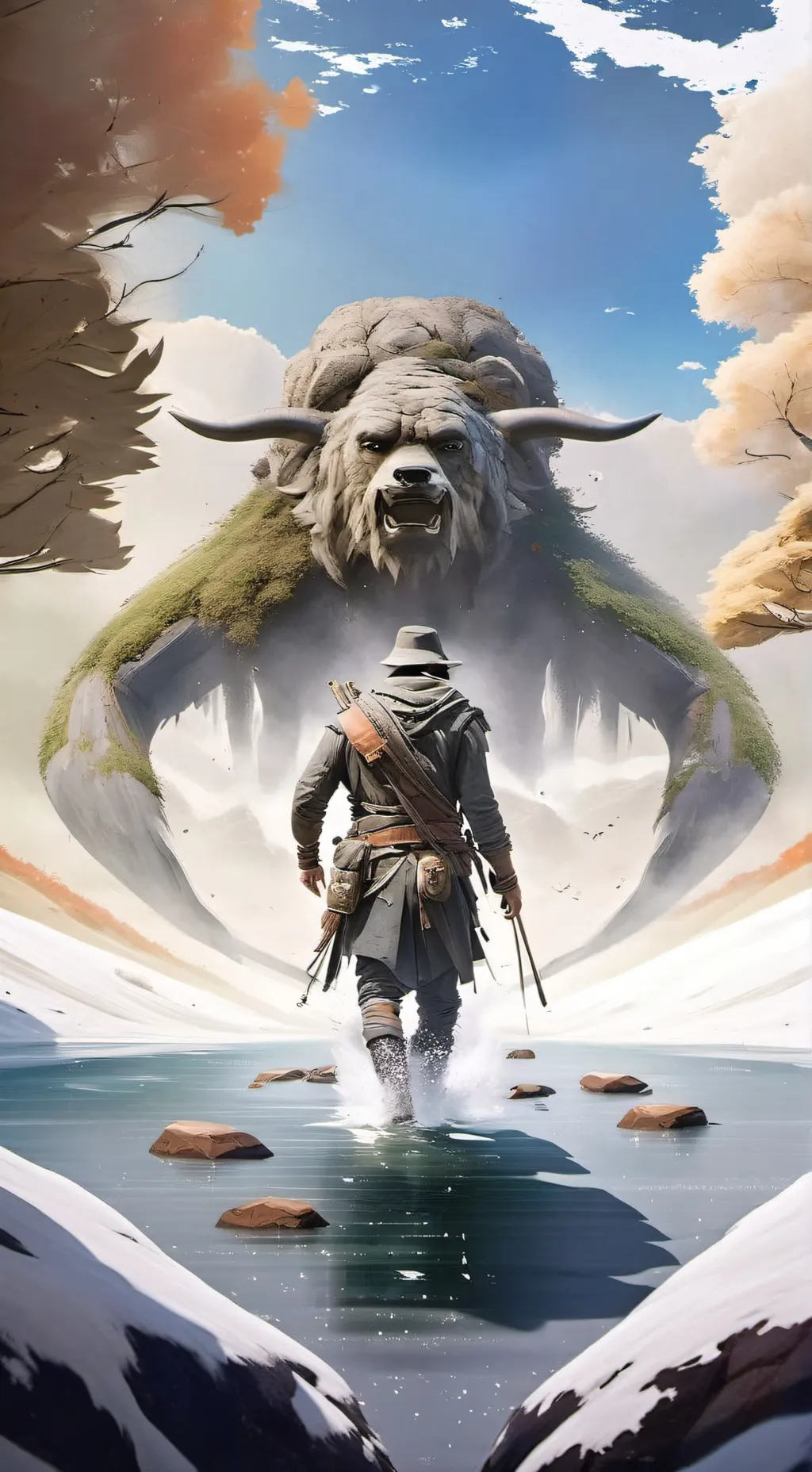 ai character: Md terror analogic background