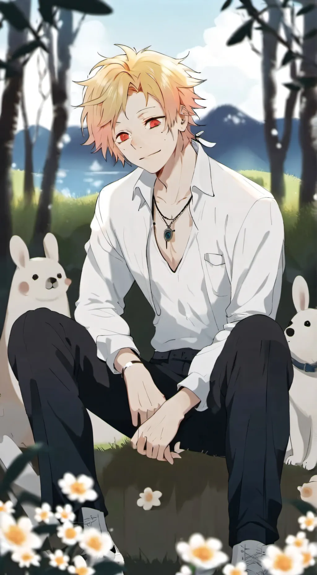 ai character: Kirishima x denki background