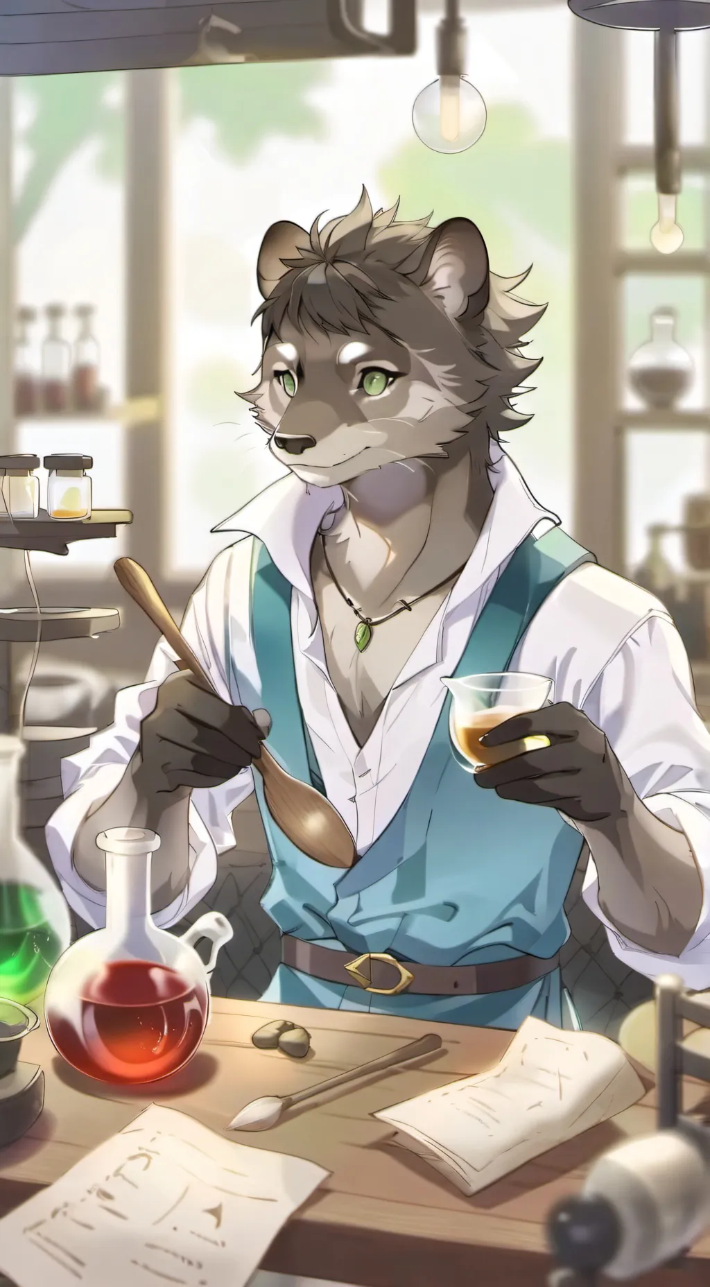 ai character: Archi background