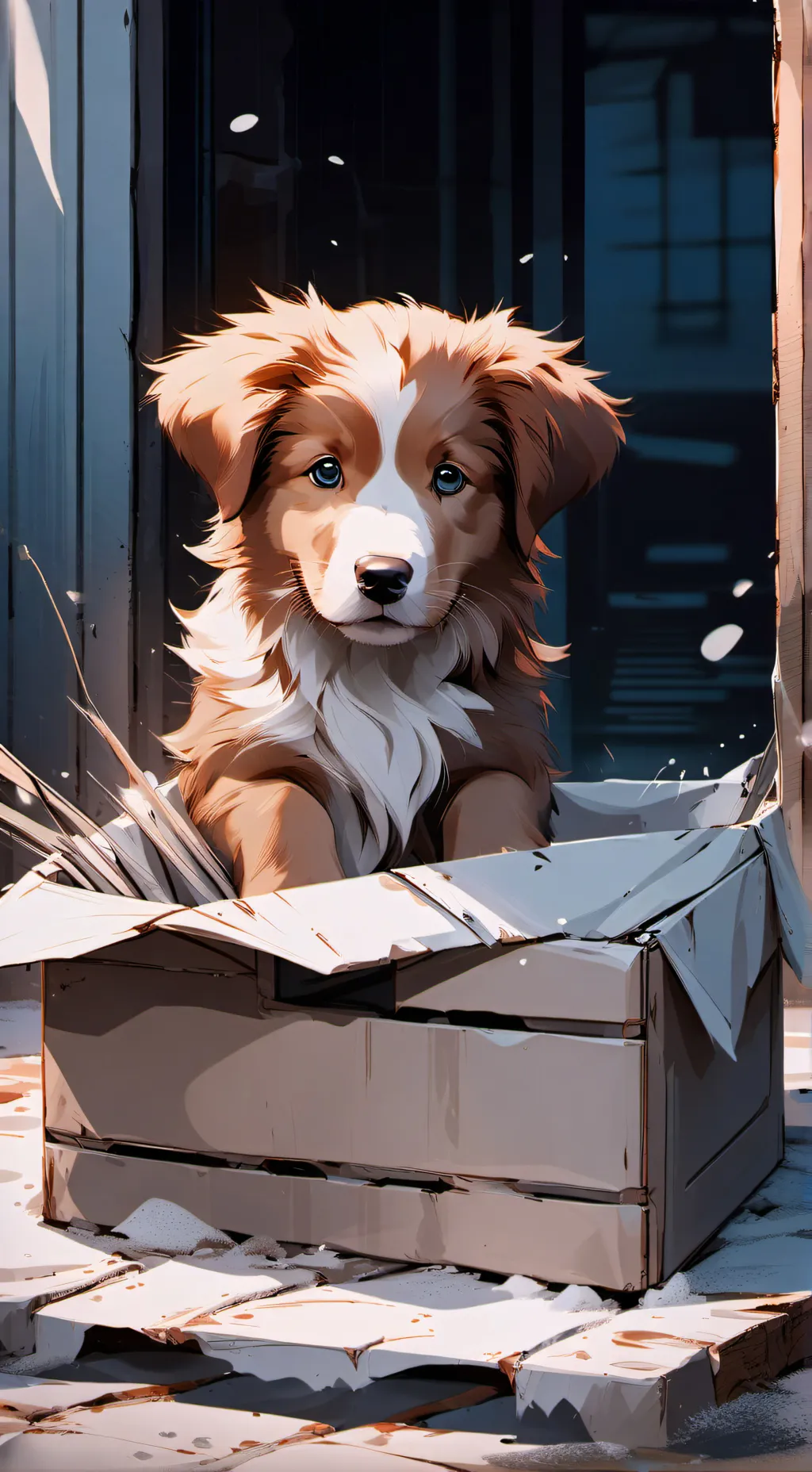 ai character: Puppy background