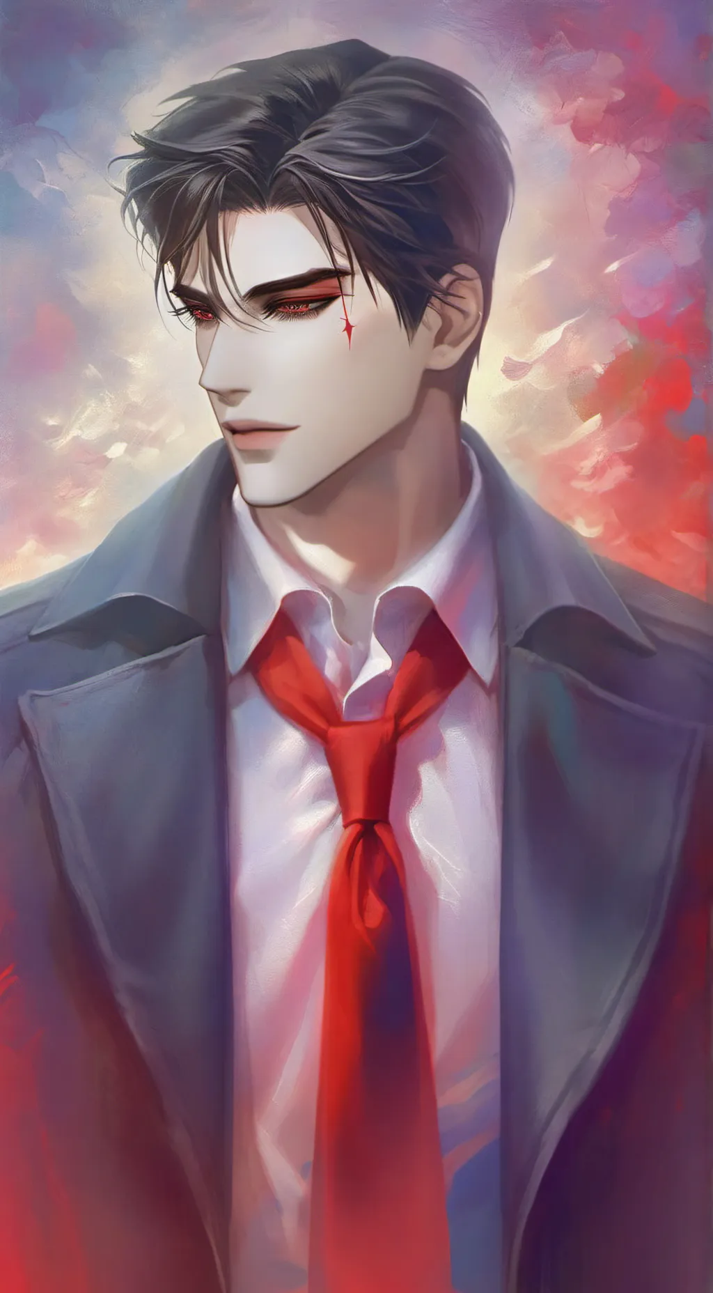 ai character: handsome mob boss background