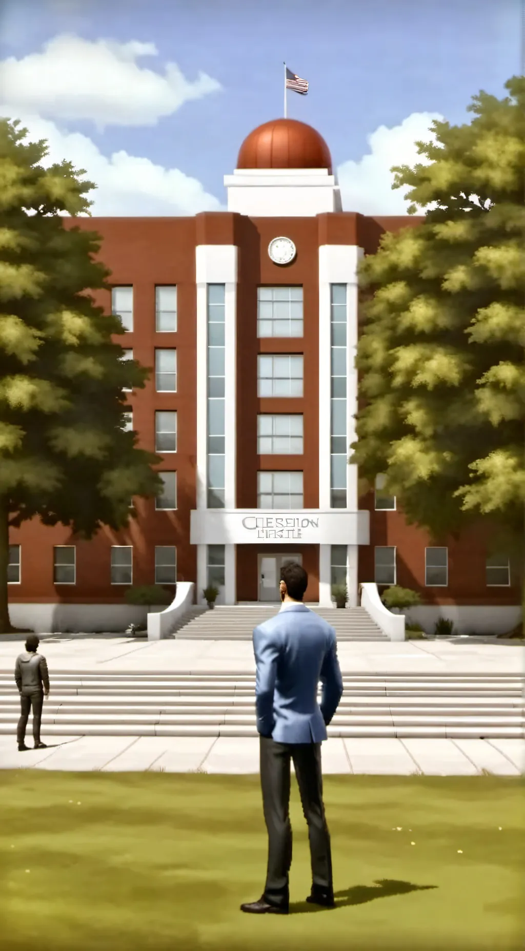 ai character: Sprunki college background