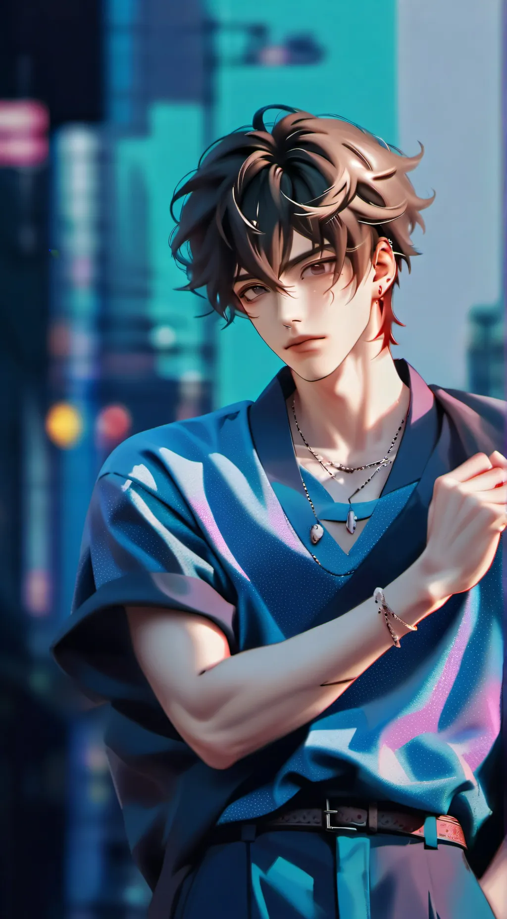 ai character: Рин background