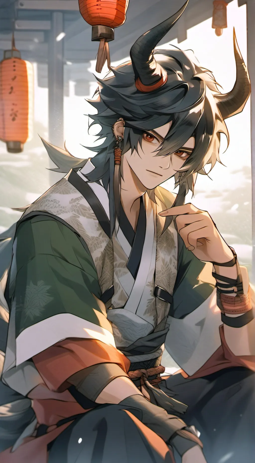 ai character: Mino background