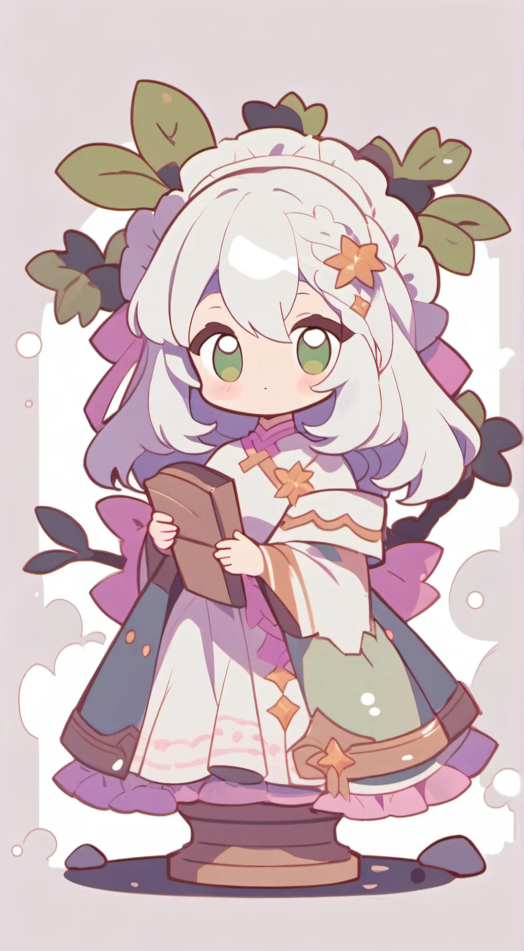 ai character: Pinki x oren background