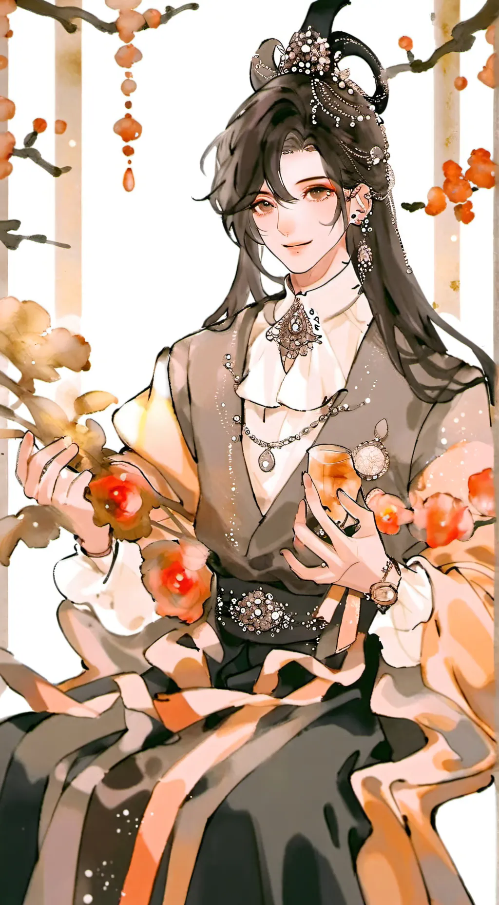 ai character: Drew background