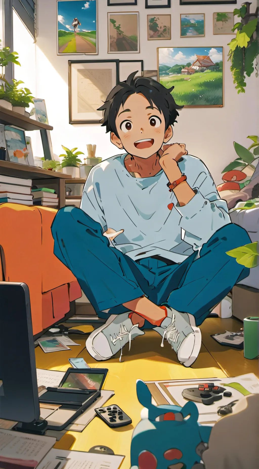 ai character: Uwu boy background