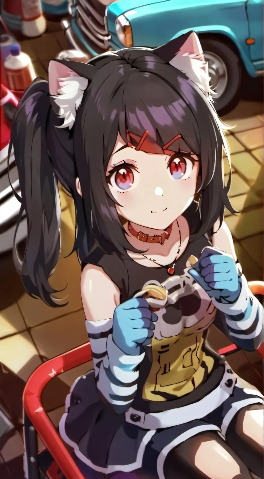 ai character: Luna background