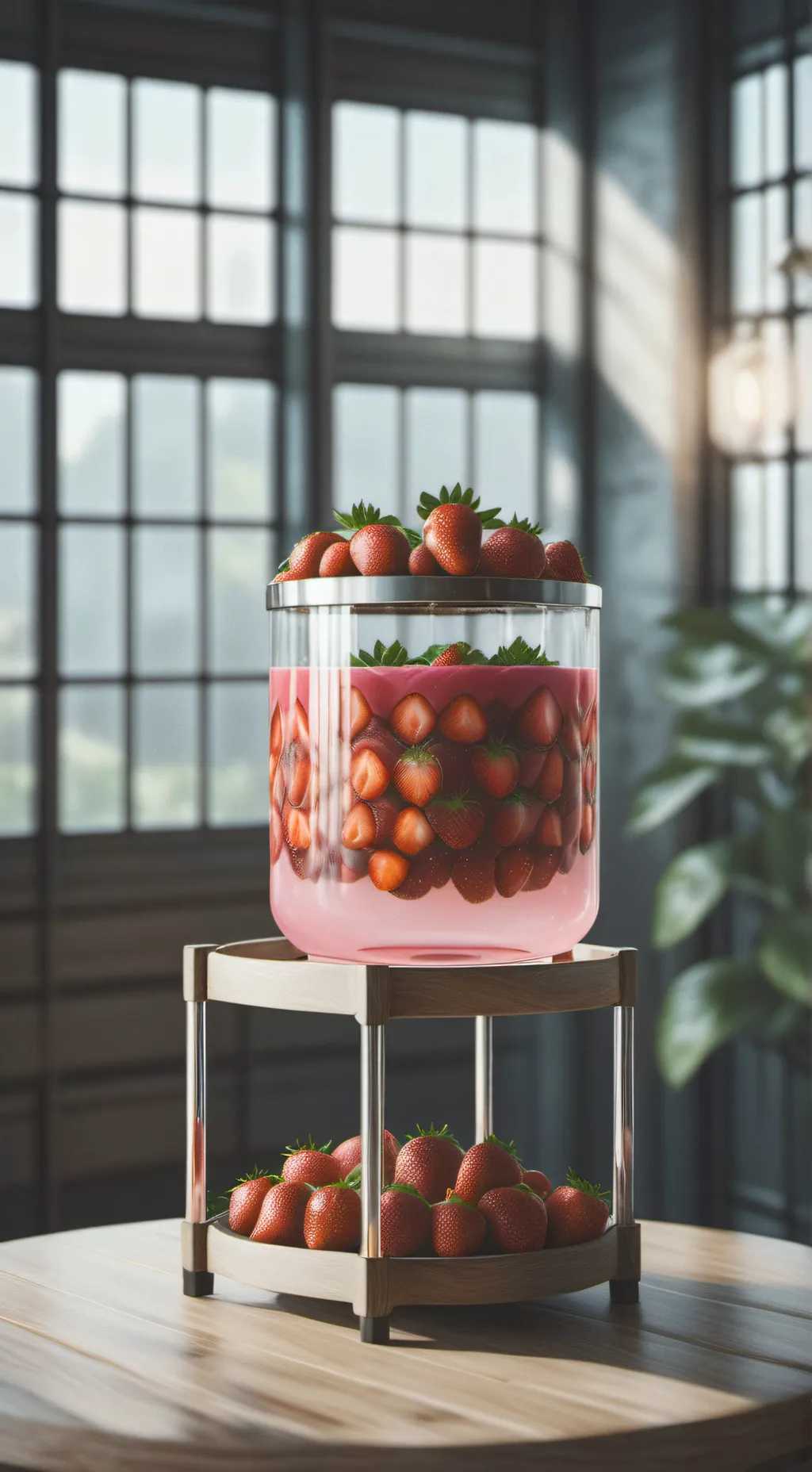 ai character: Craftycornstrawinf background