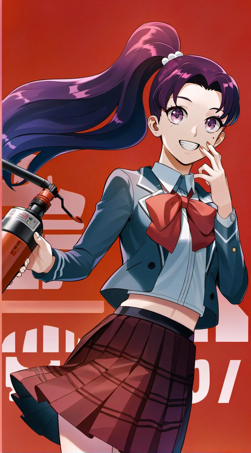 ai character: 紫娜 background