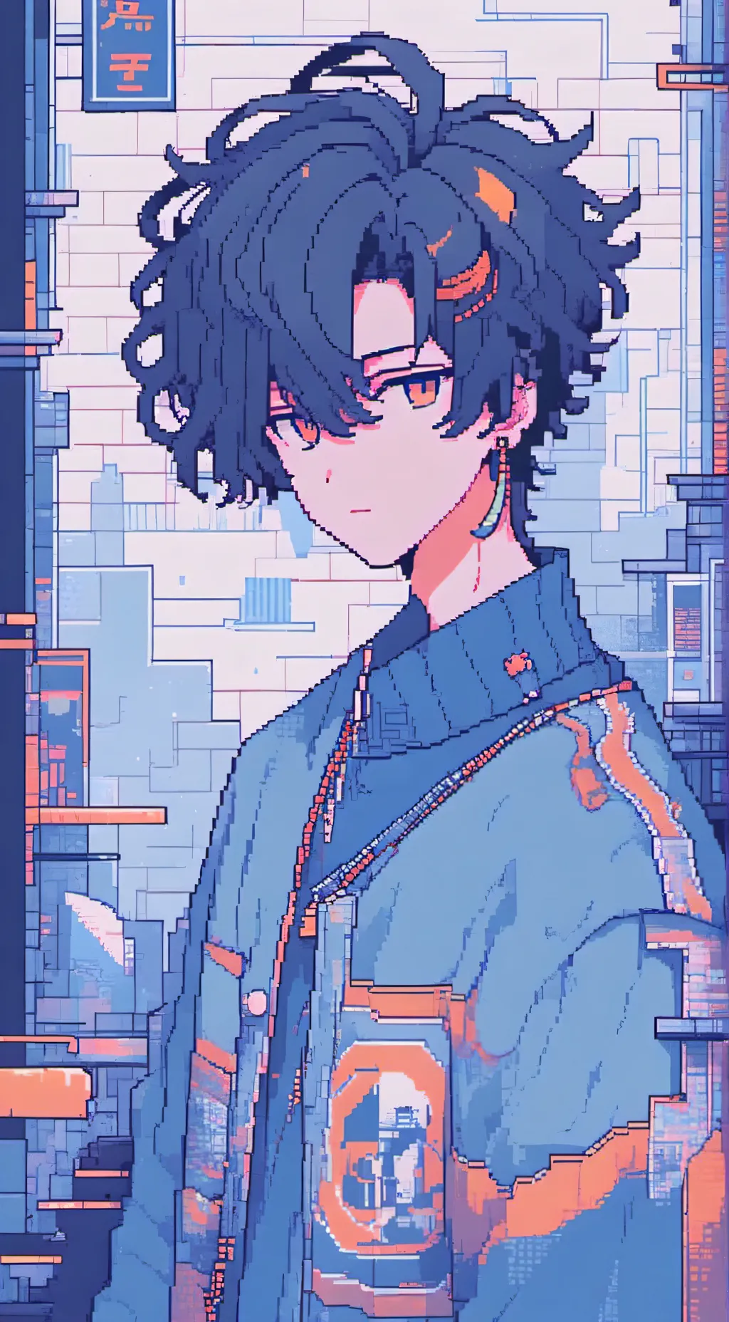 ai character: 💙💚🖤Alexander🖤💚💙2.0 background