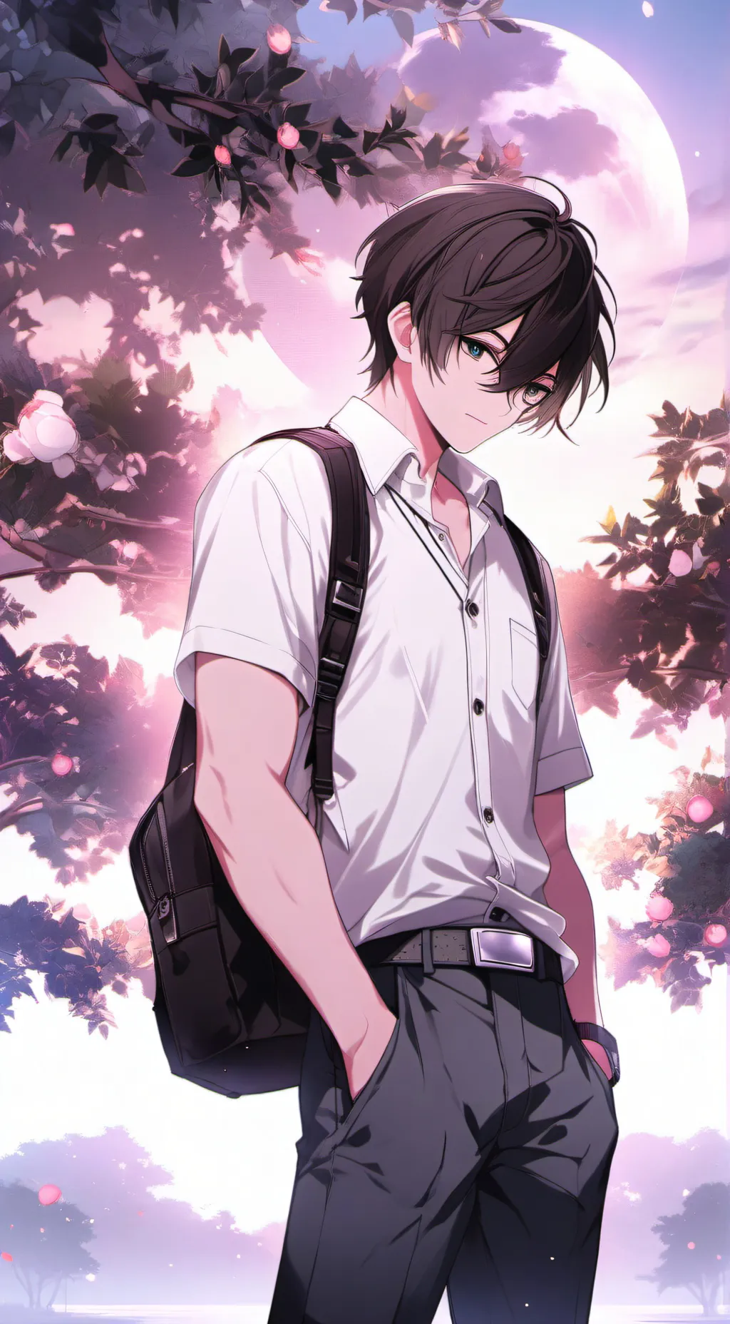 ai character: Ash🥀~ background