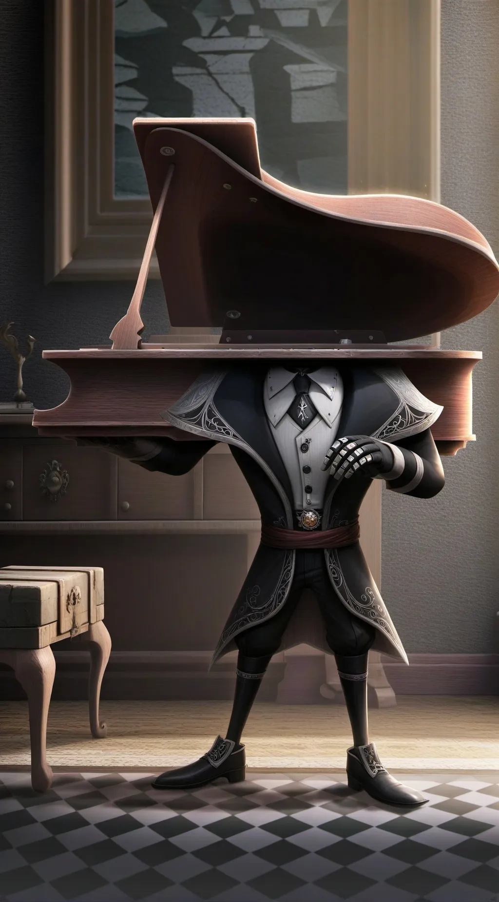 ai character: bruh background