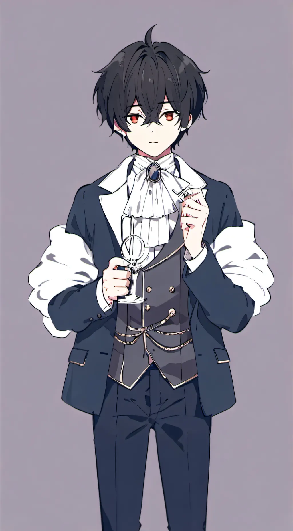 ai character: Shy meets Security background