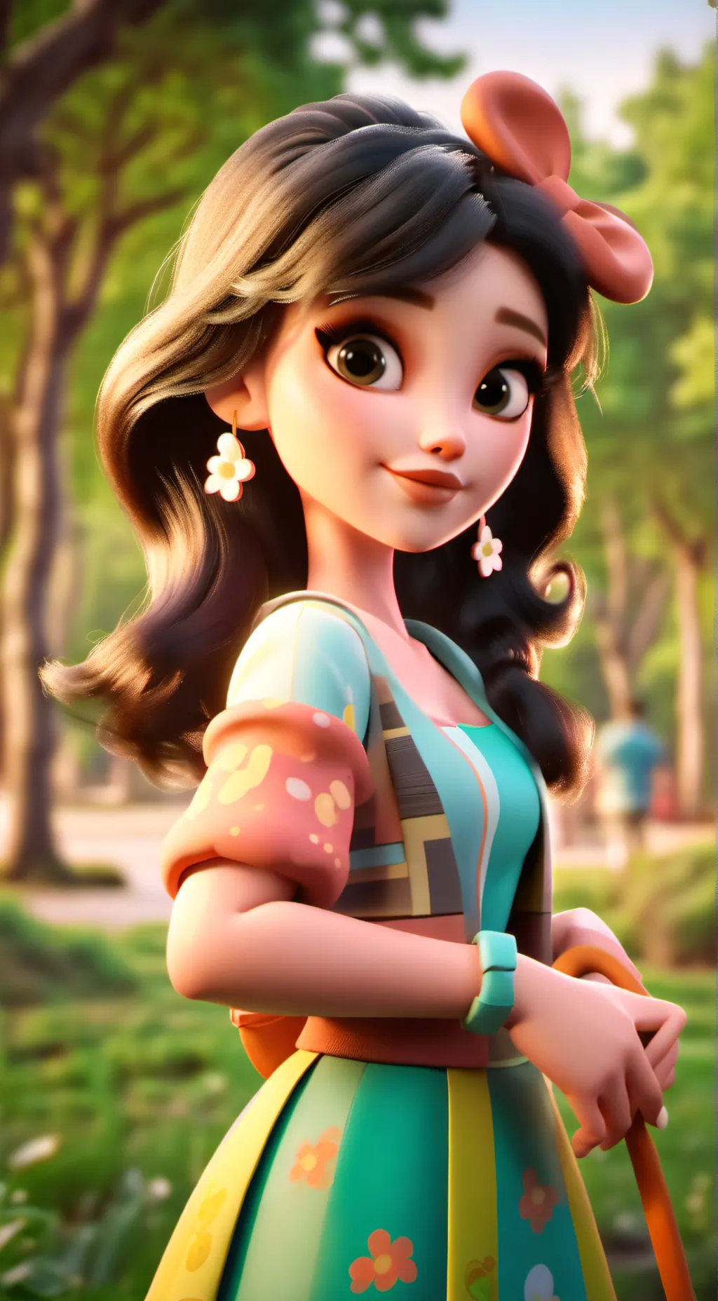 ai character: Monna background