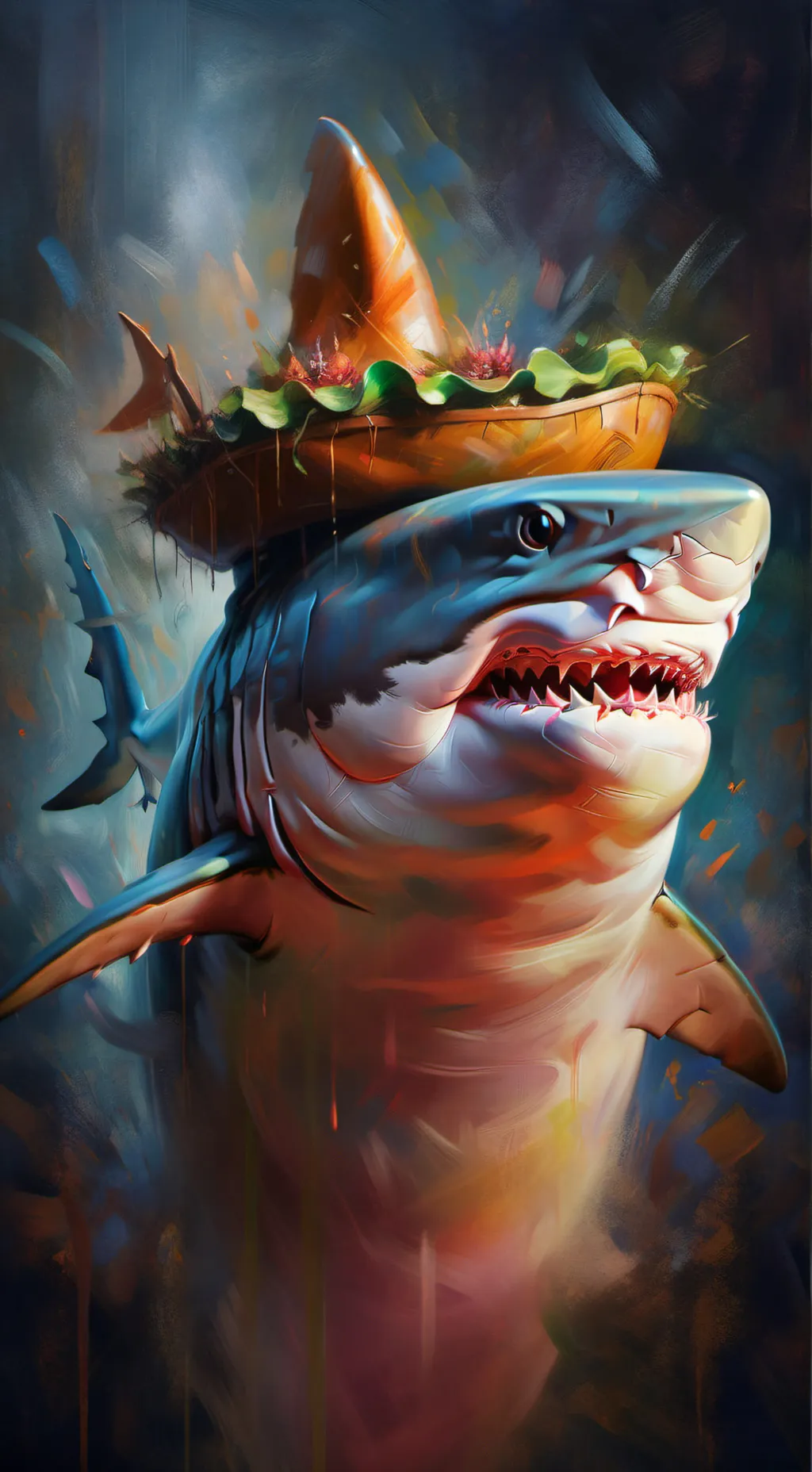 ai character: Mr shark background