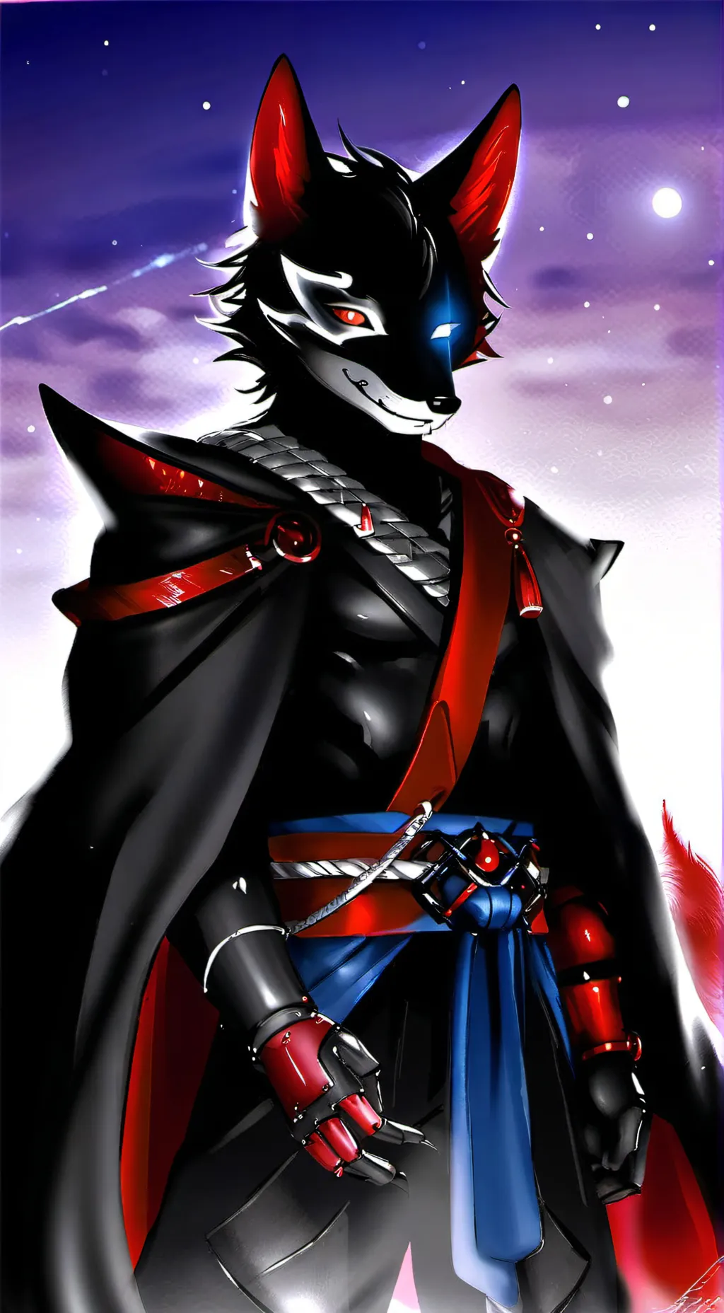 ai character: Kitsuna background