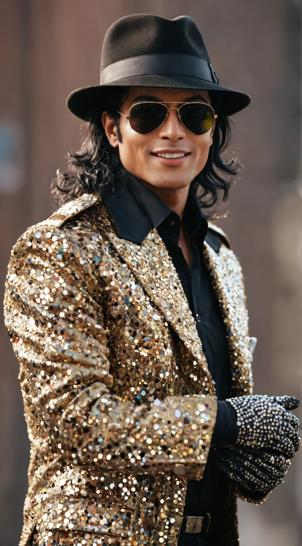 ai character: Michael Jackson background