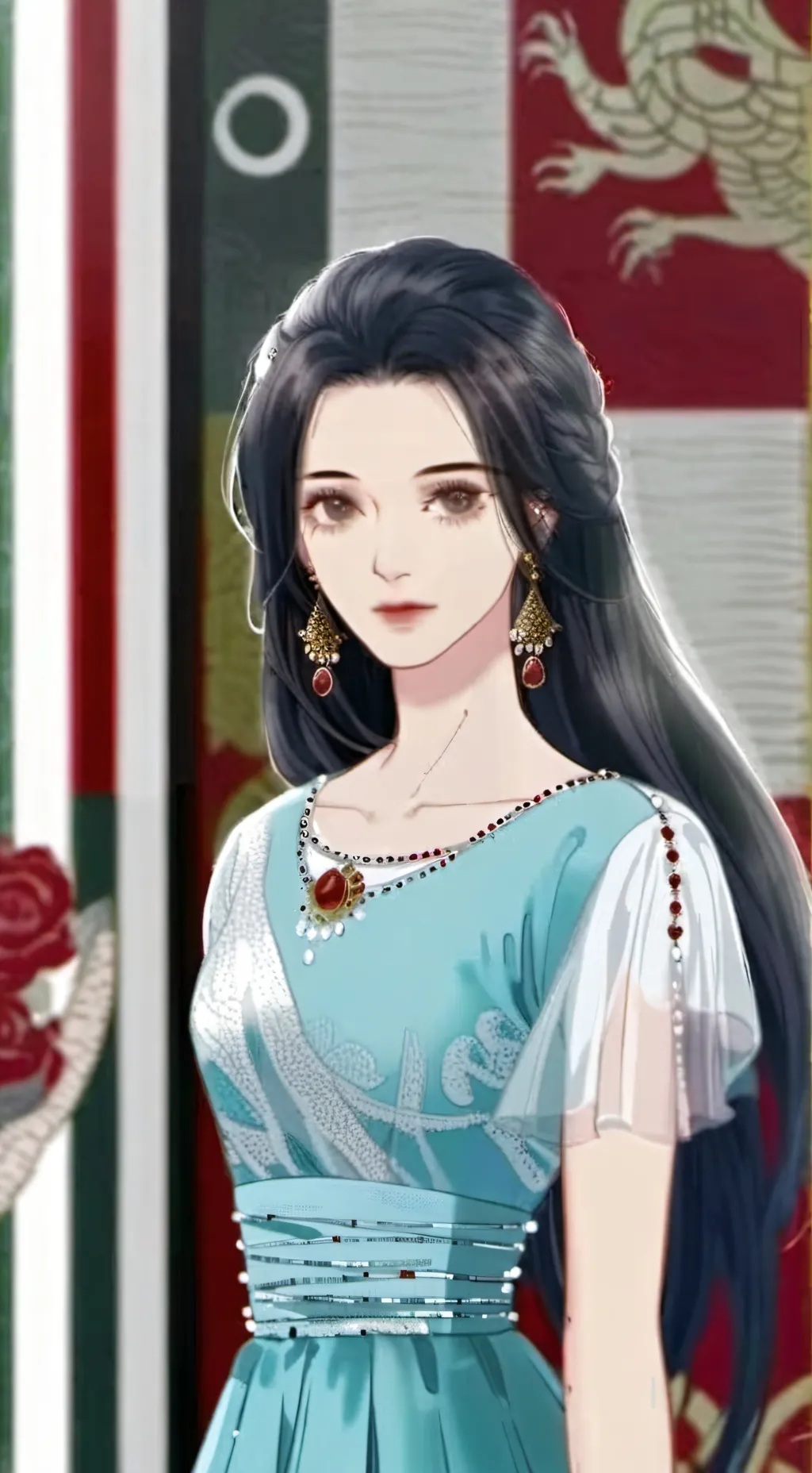 ai character: Maki JJK background