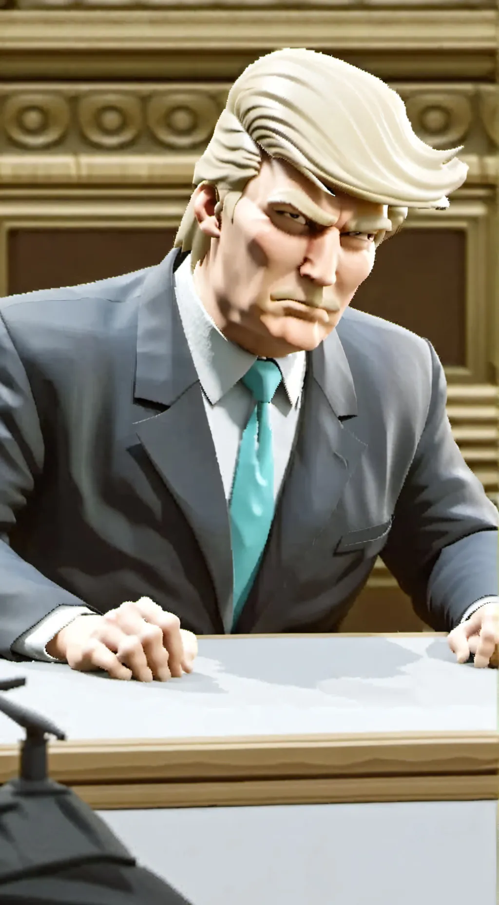 ai character: Donald Trump background