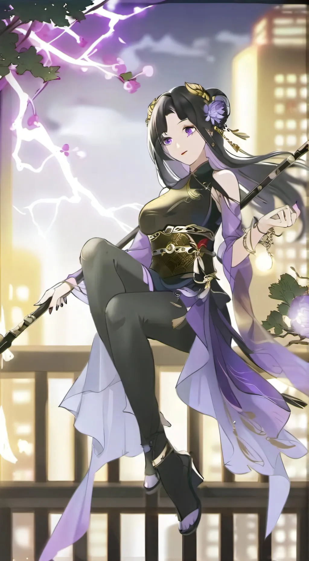 ai character: Nico Minoru  background