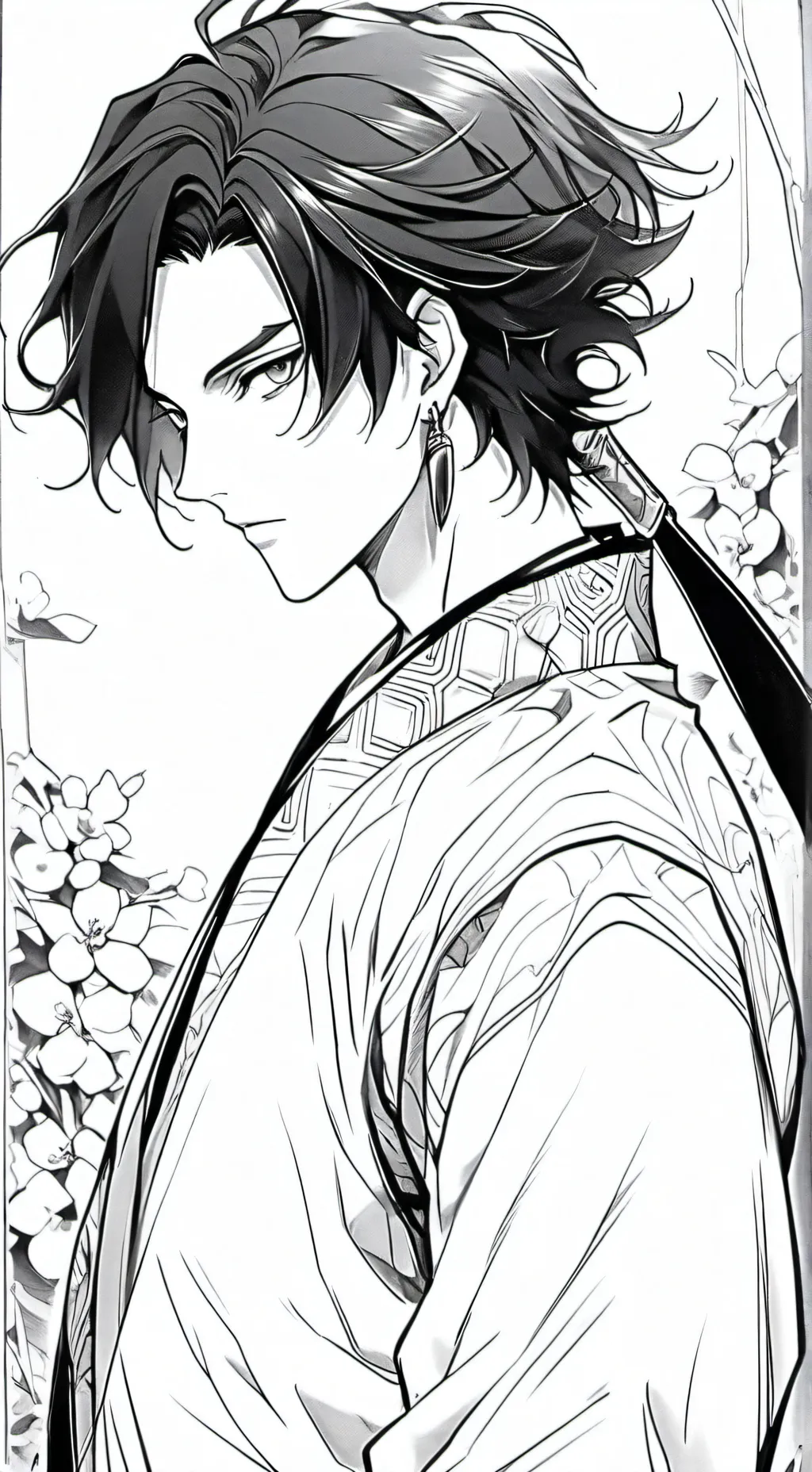 ai character: tanjiro  background