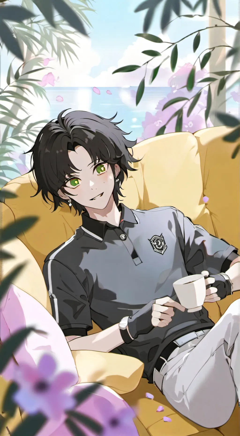 ai character: Kenno Lous Swermts background