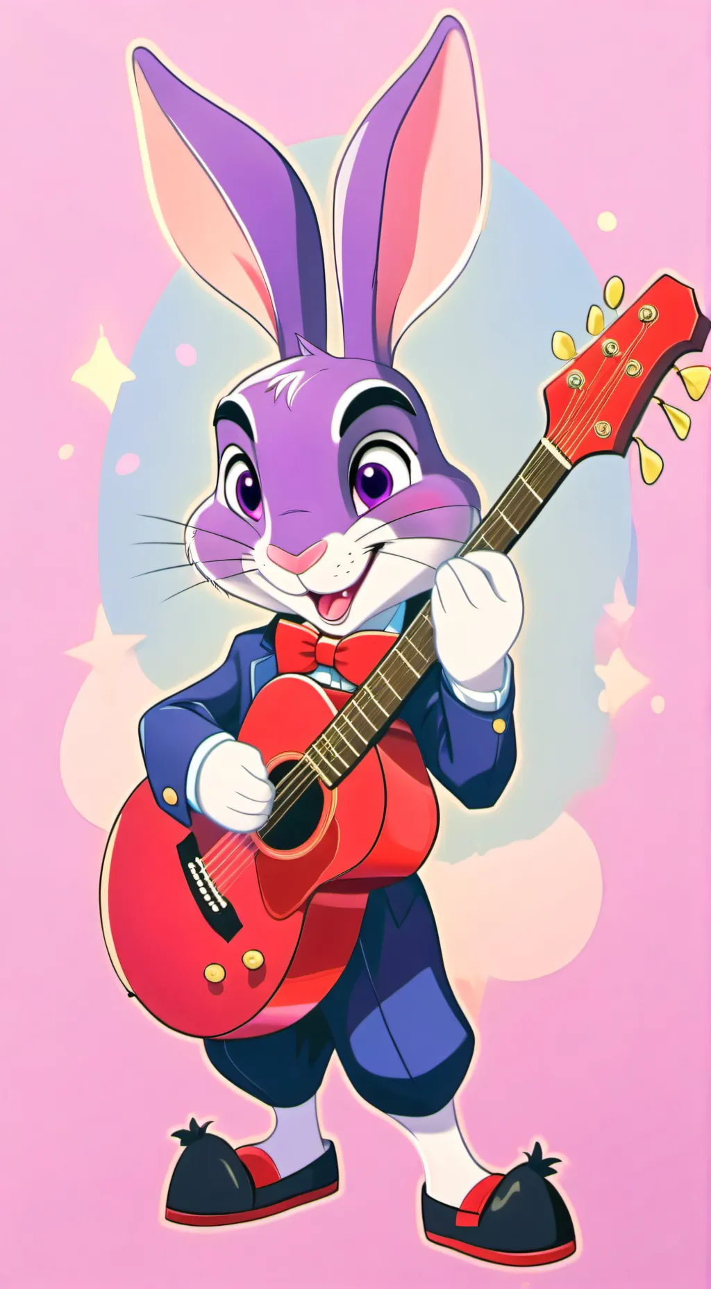 ai character: Bonnie the Bunny background