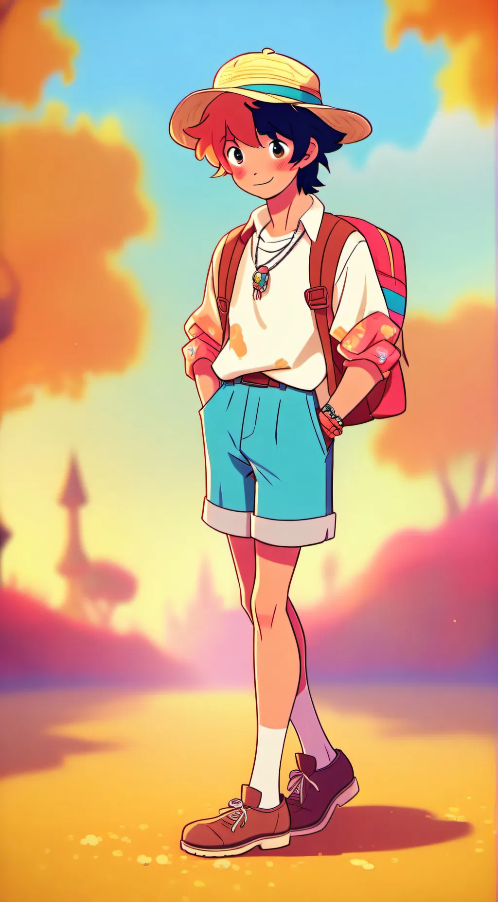 ai character: Aron background