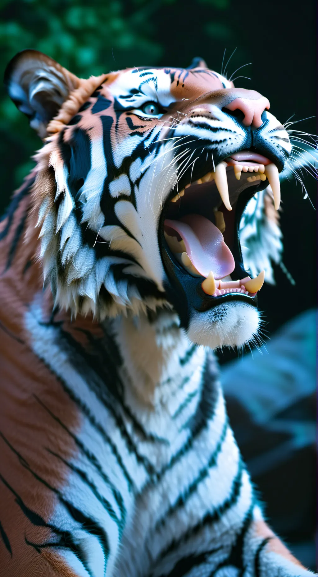 ai character: Tiger life background