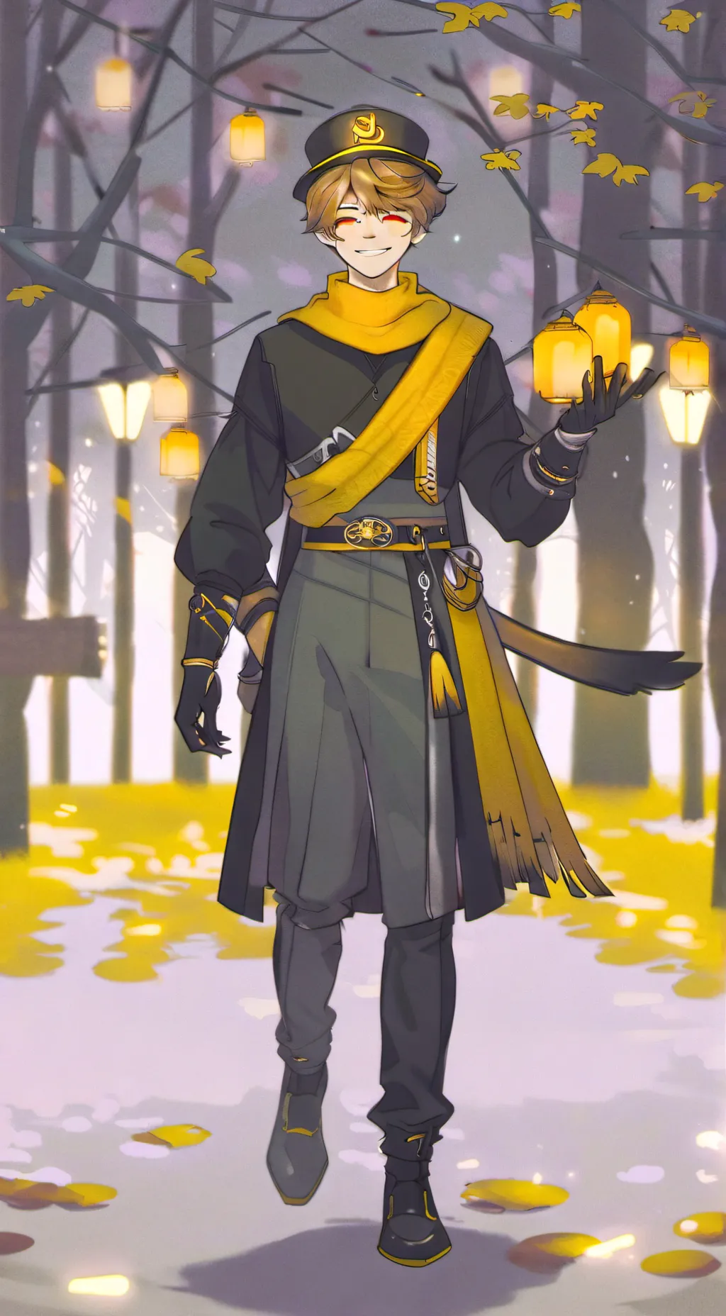 ai character: Lantern Keeper background