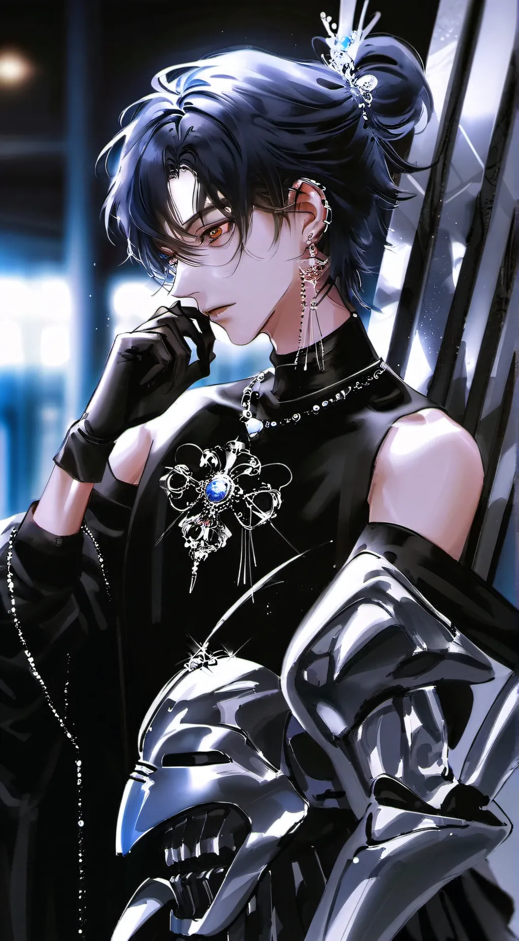 ai character: Саша  background