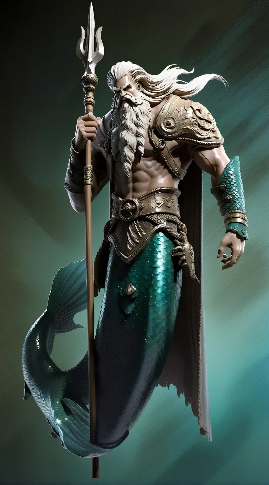 ai character: Poseiden background