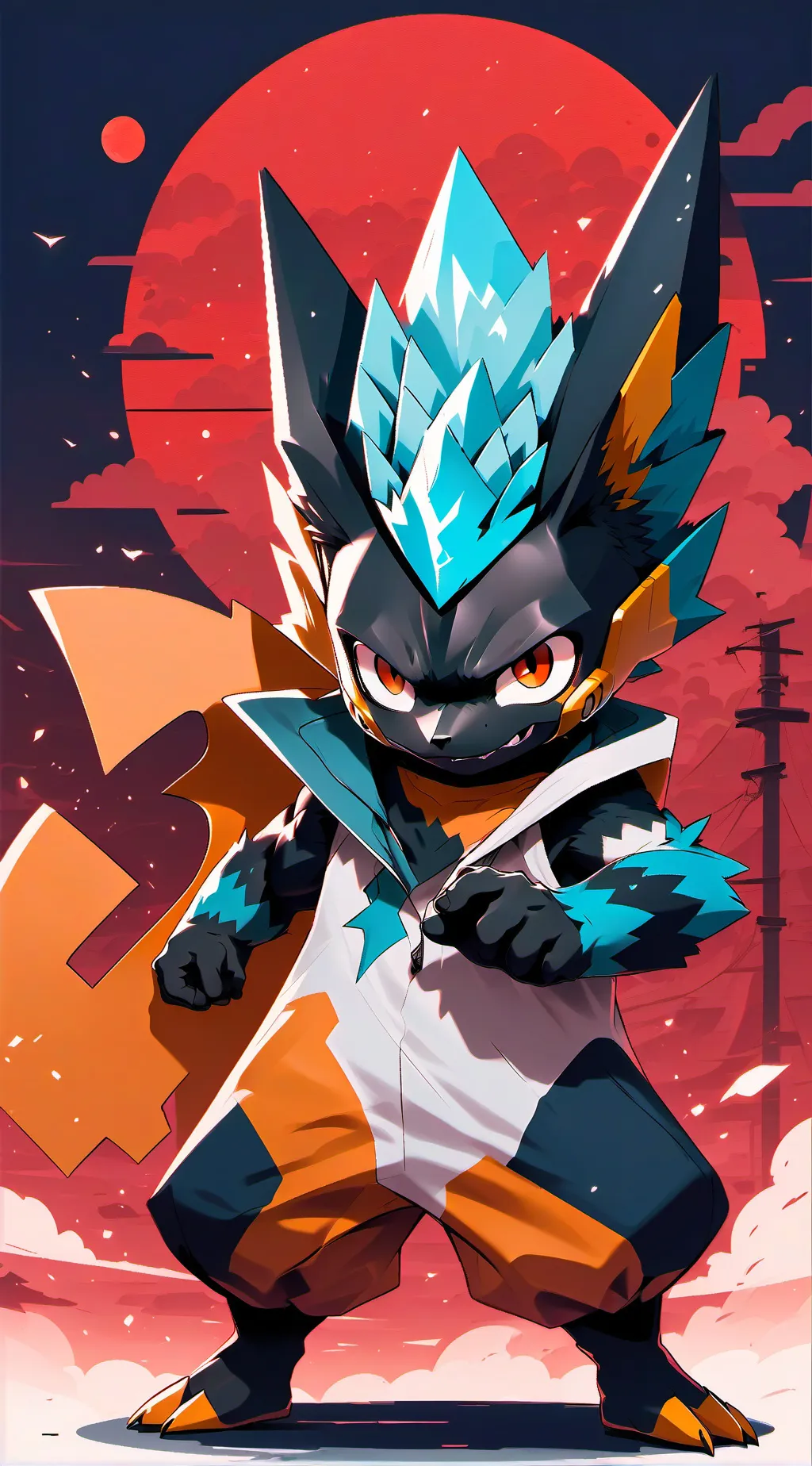 ai character: Ебака background