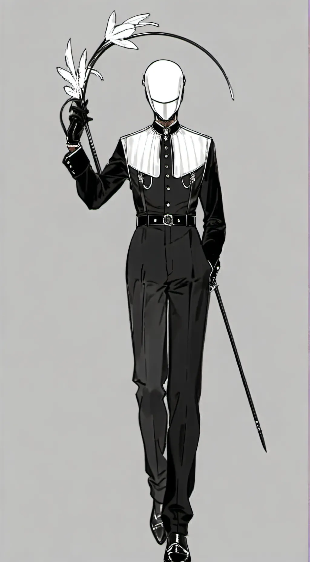 ai character: camera man simp background