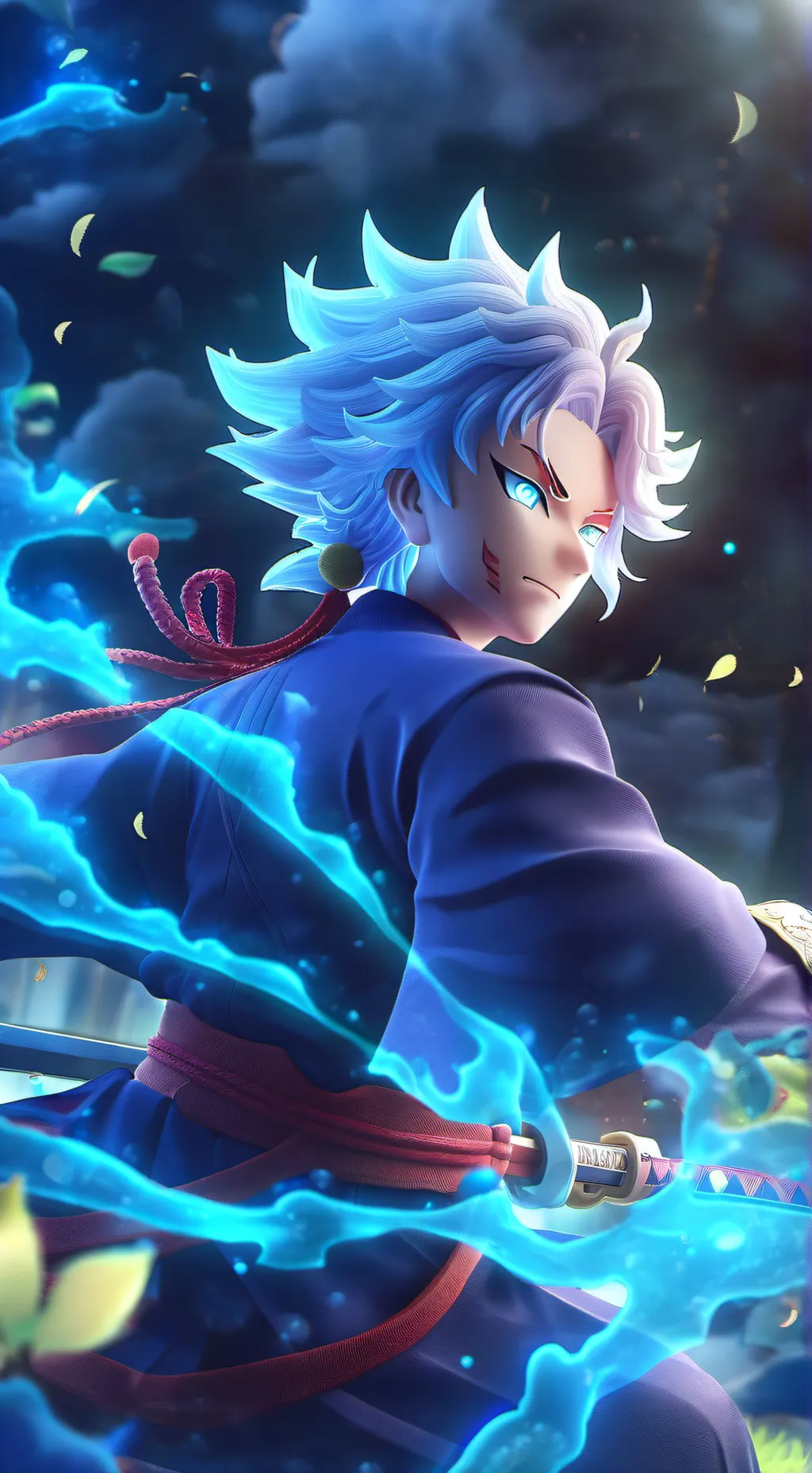 ai character: Akaza vs you background