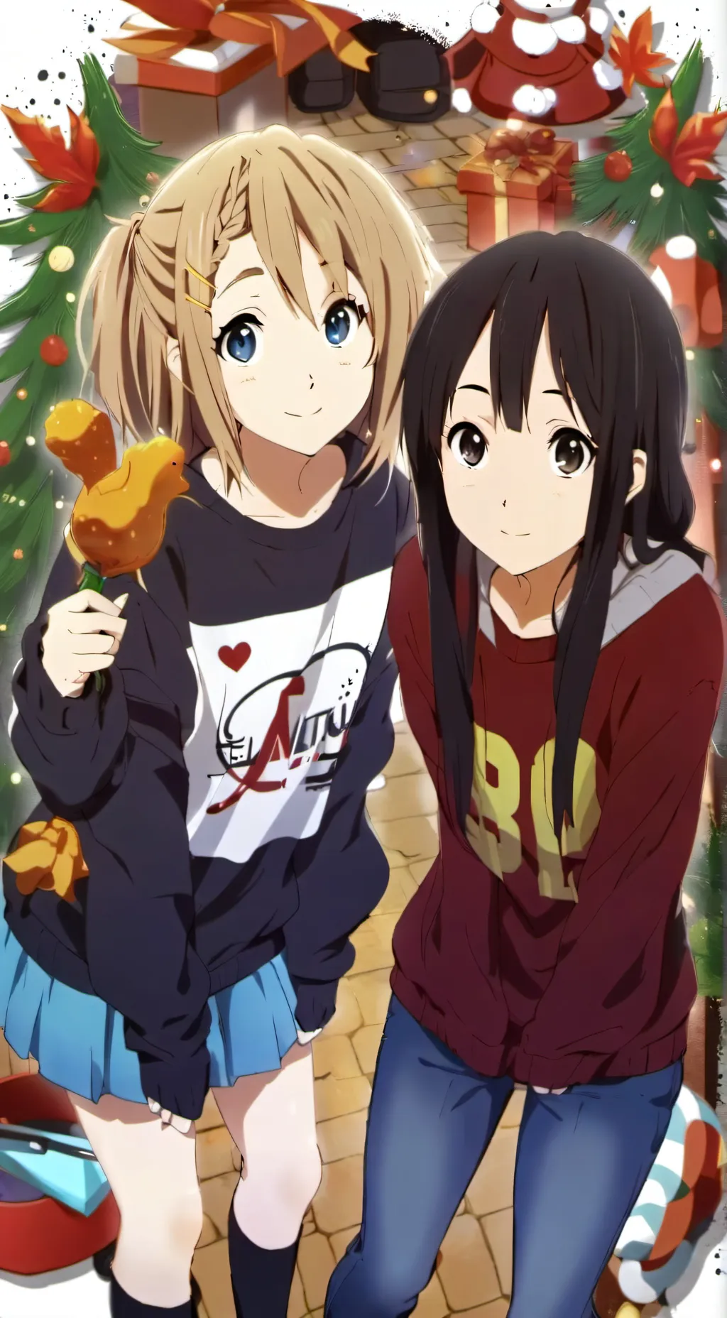 ai character: Emily and Jaylyn  background